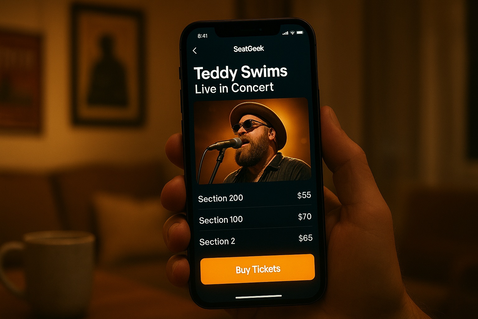 Teddy Swims Ticket Booking on Seatgeek